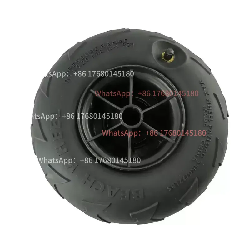 Roue gonflable en PVC de 9 pou - Fishing Kayak Cart avis et prix