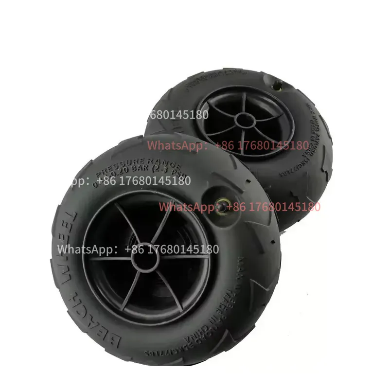 Roue gonflable en PVC de 9 pou - Fishing Kayak Cart avis et prix